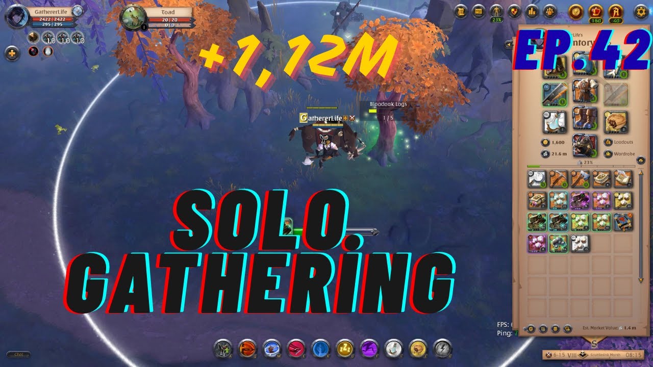 Albion Online EU Solo Gathering Zero To Mammoth S1E42