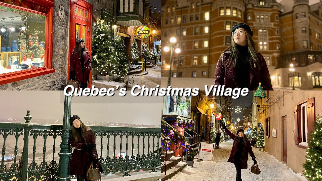 Quebec City | Christmas Village | Canada 🇨🇦