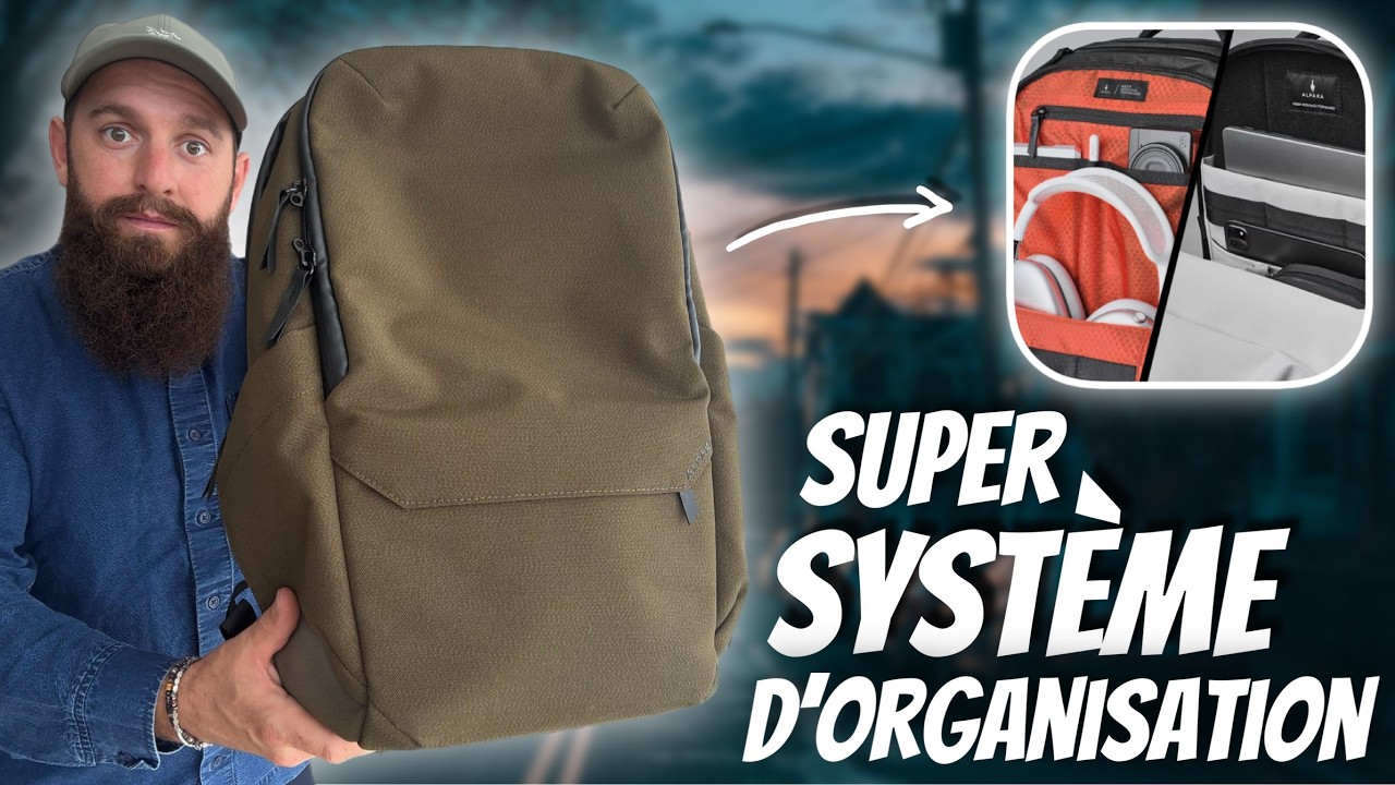 J’ai testé le sac à dos EDC urbain ELEMENTS BACKPACK PRO  d’Alpaka !