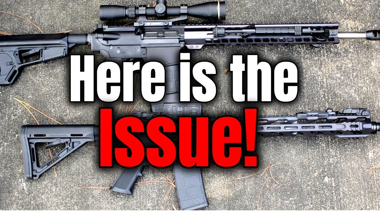 AR-15 против AR-10. Вот в чем проблема!