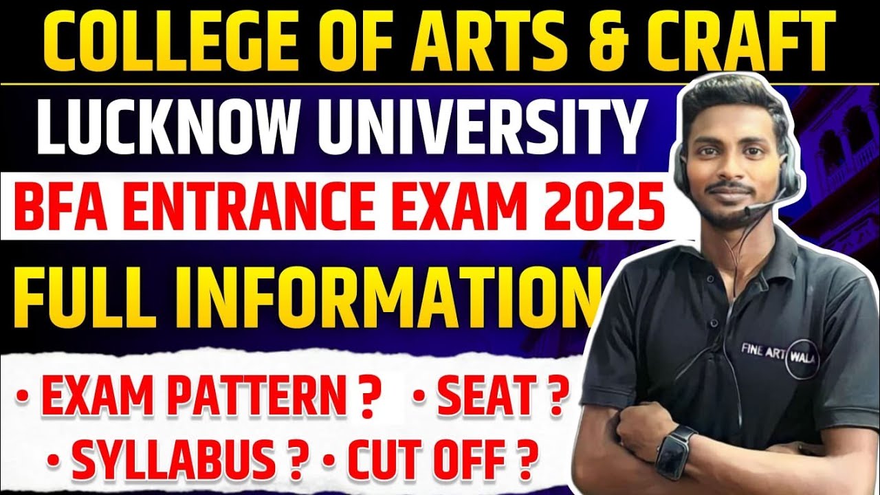 Lucknow University BFA Full Information How to preparation fine arts LU BFA Syllabus #art #finearts