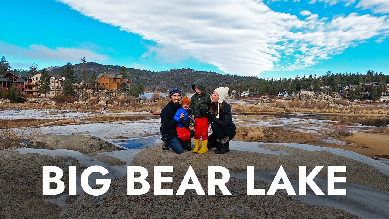 Big Bear Lake in Winter - Sledding, Horse-Drawn Carriage, Hiking, Snow Play, Boulder Bay with Kids