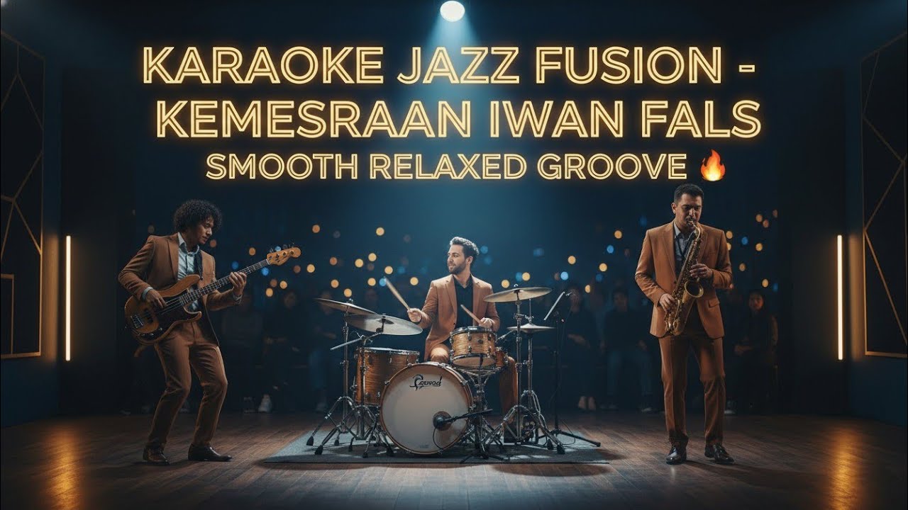 [KARAOKE] Kemesraan - Iwan Fals | Jazz Fusion Version | Smooth & Emotional Groove