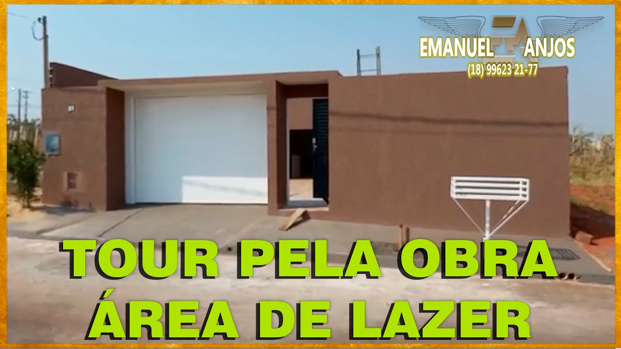 TOUR OBRA AREA LAZER COM PISCINA