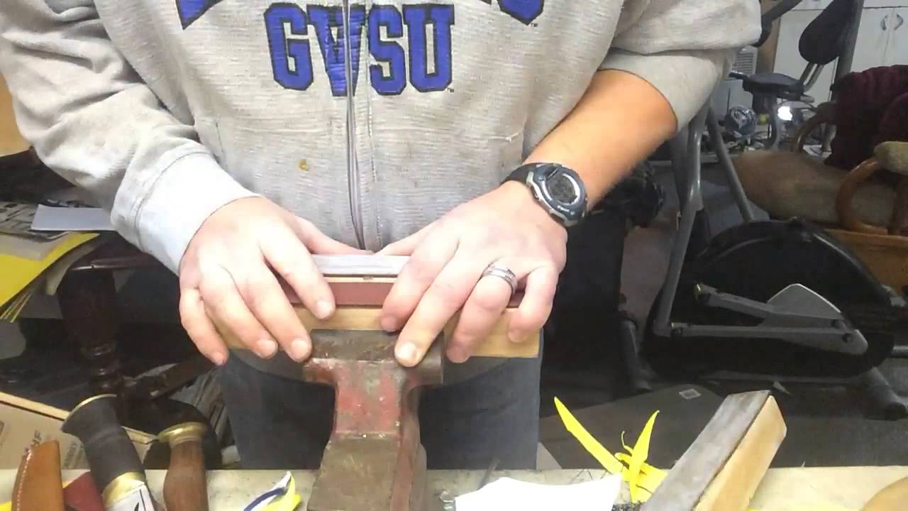 Sharpen and stropping a kukri