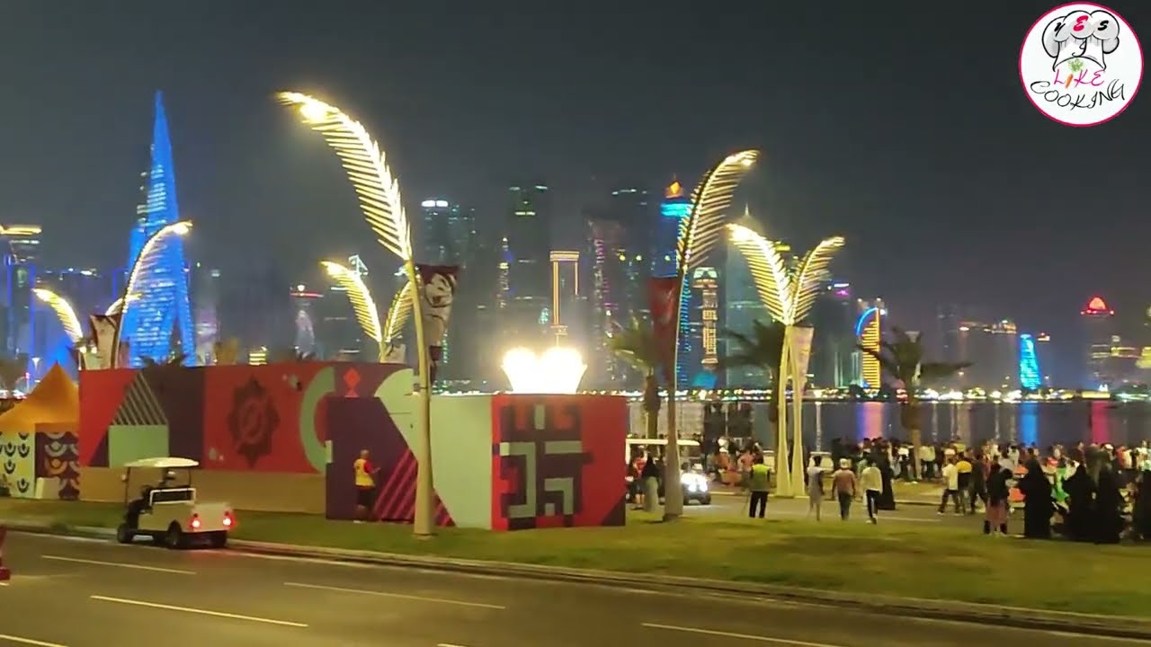 Corniche | FIFA WORLD CUP 2022 | Celebation | DOHA | QATAR |  vlog