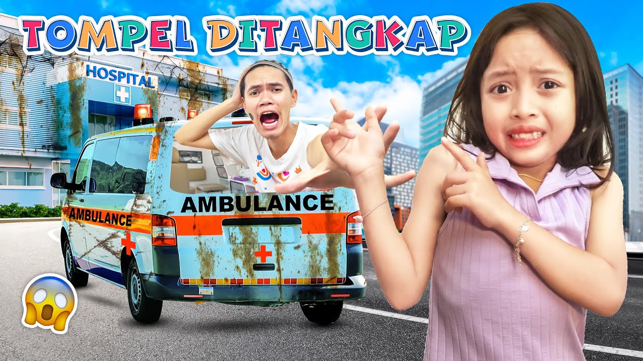 LEIKA TOLONGIN TOMPEL YANG DICULIK MOBIL AMBULANCE BERHANTU 😱 GAGAL PERIKSA GIGI ANAK-ANAK