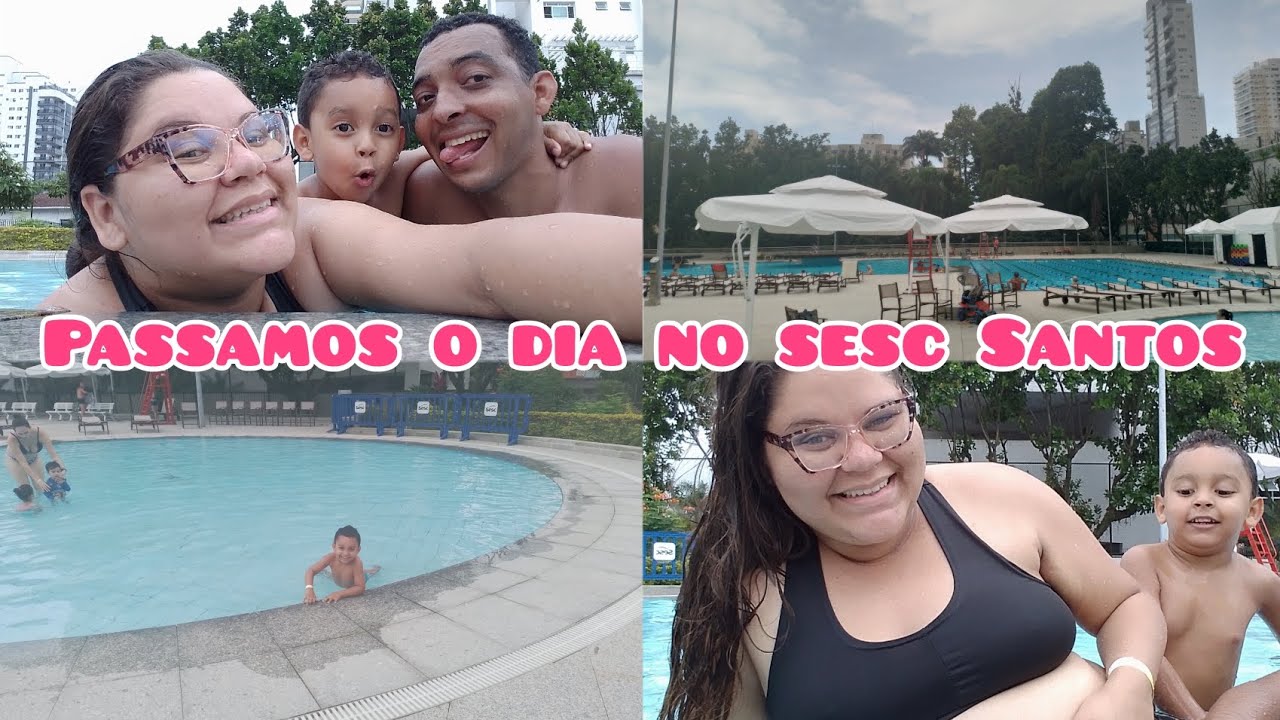 Um dia diferente - Passamos o dia no sesc Santos foi maravilhoso 💖🤰