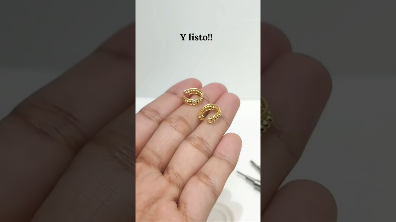 Earcuff con Balines | Tutorial de Alambrismo Paso a Paso ✨