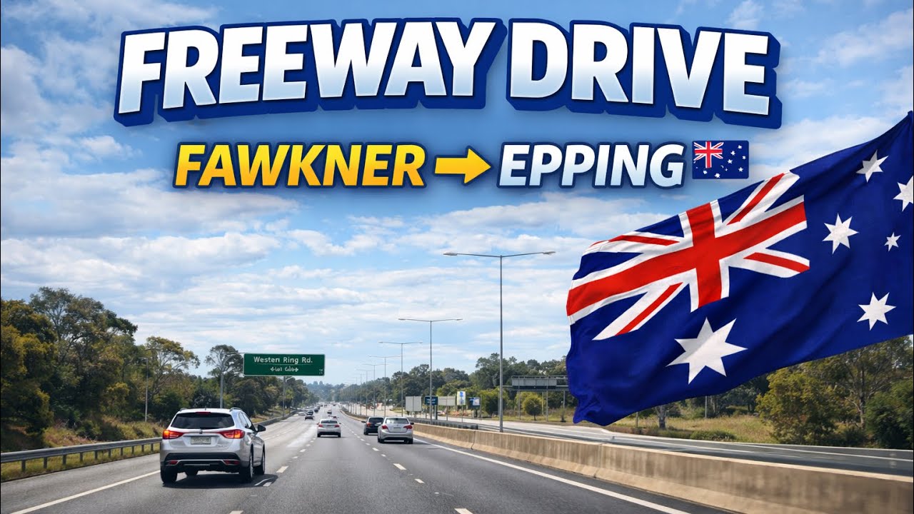 Fawkner to Epping Drive | Real Melbourne Freeway POV