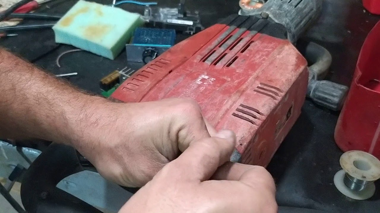 Reparar martillo eléctrico con placa quemada