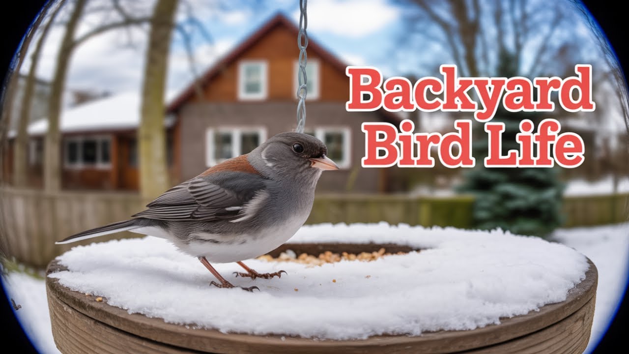 Peaceful Backyard Bird Feeder 🐦🌿 ASMR