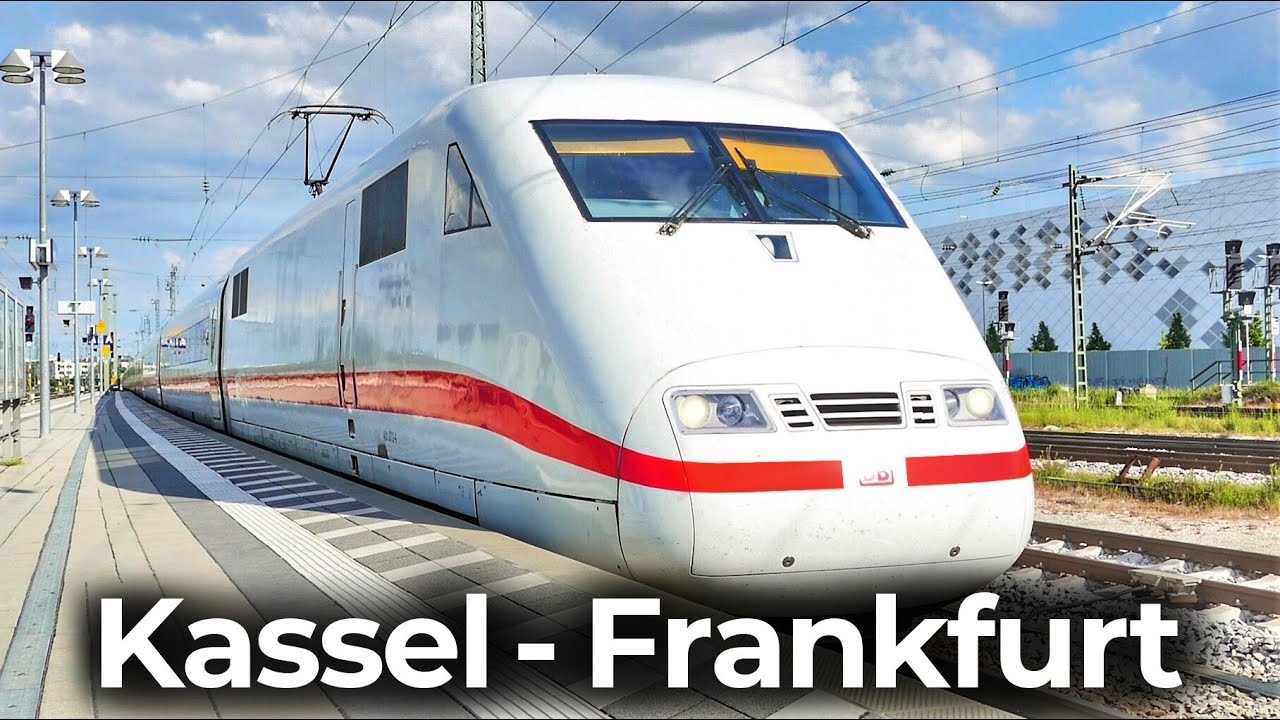 Hochgeschwindigkeitsfahrt: BR 401 - ICE 1 | Kassel - Fulda - Frankfurt am Main Flughafen Fernbahnhof