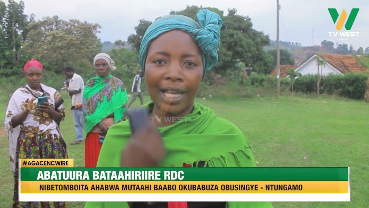AGACENCWIRE: Abatuura bataahiriire RDC, nibetomboita ahabwa mutaahi waabo okubabuza obusingye.