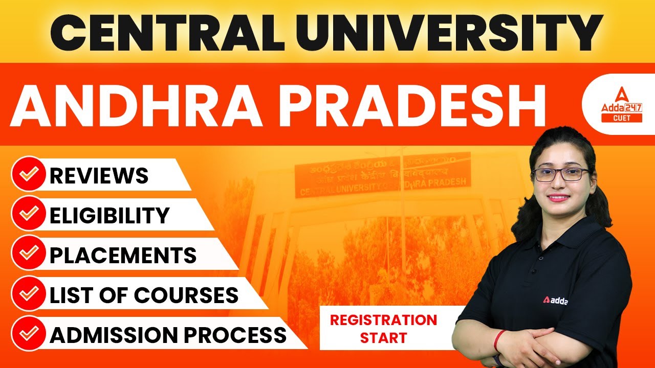 Central University of Andhra Pradesh Admission 2022 | Eligibility, List of courses, Placements