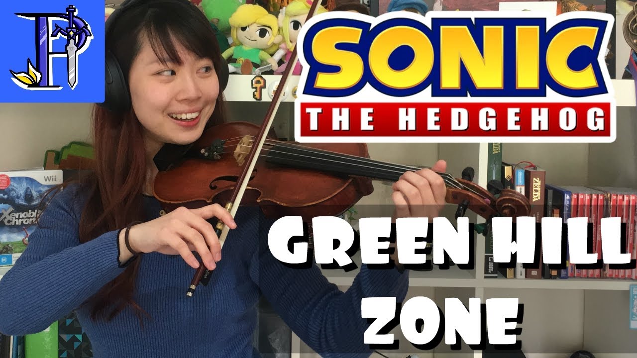 GREEN HILL ZONE - Sonic the Hedgehog; 6 Violin Cover | PitTan