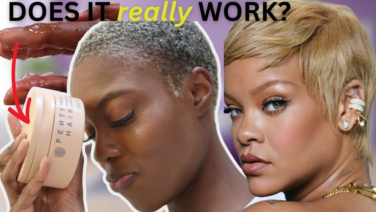 I TRIED FENTY STRONG HOLD GEL ON MY NATURAL HAIR AND THIS HAPPENED...