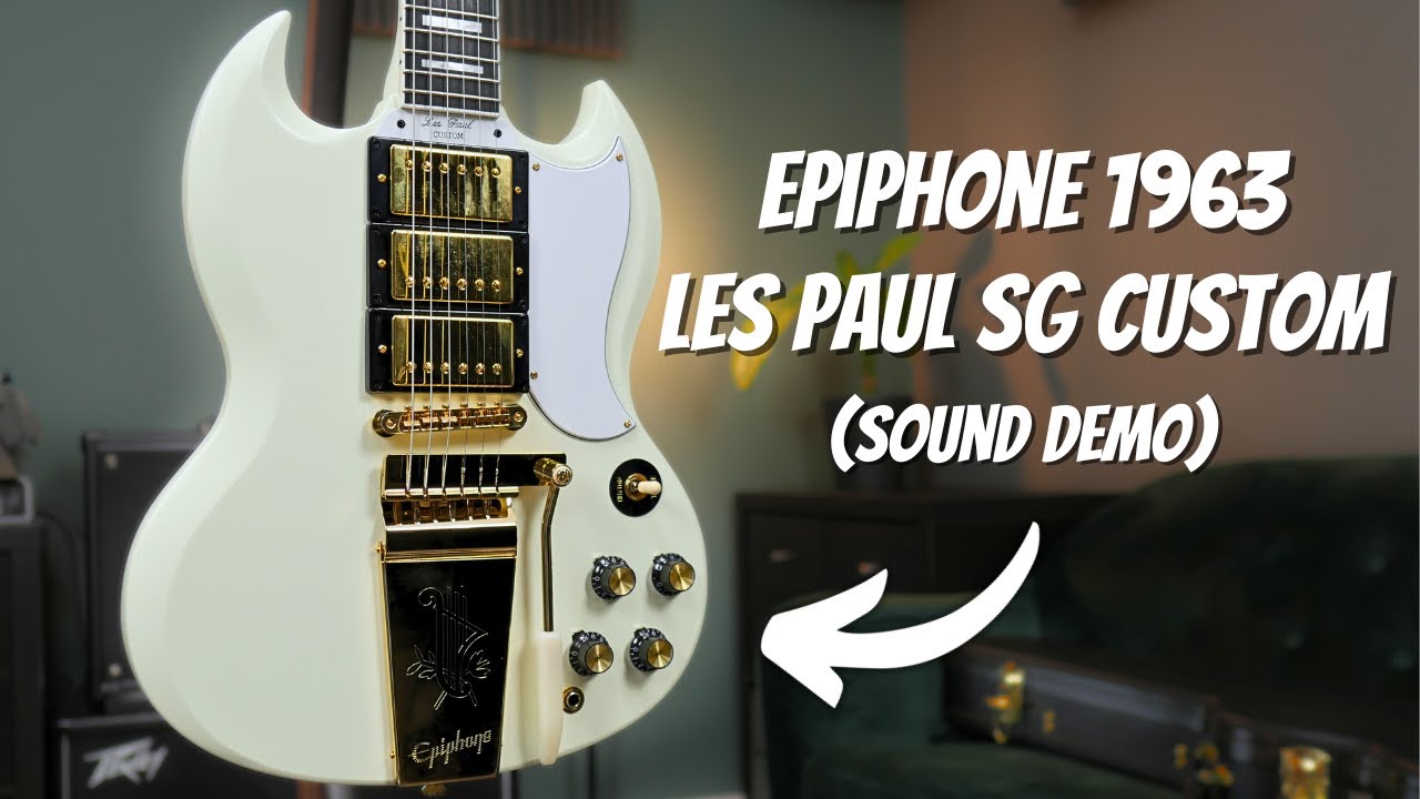 Epiphone 1963 Les Paul SG Custom inspired by Gibson Custom - Sound Demo