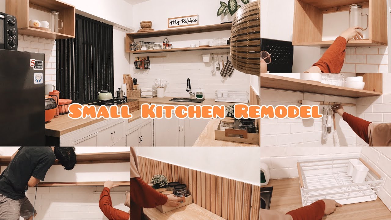 Small Kitchen Remodel || Dapur Tanpa Kabinet Atas