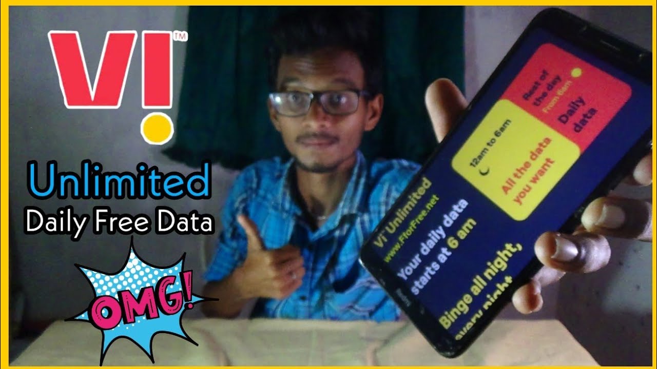Vi New Offer - Daily Unlimited Free Data Provide All Vi Users | Tamil | Mrgeekybirnas