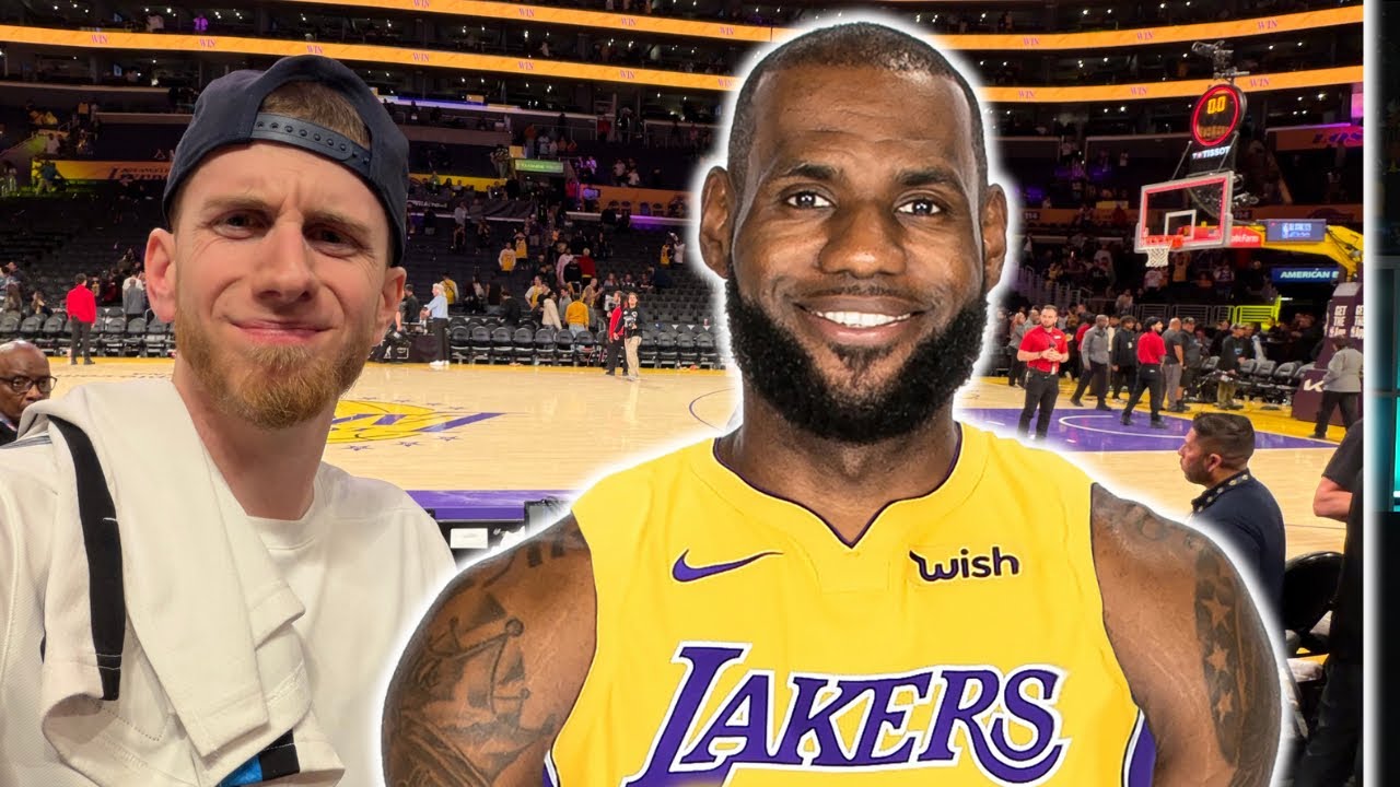 LeBron LIVE aus Reihe 2!! | Bronny, Castle Interview & Venice Beach | KBJ All Star Vlog