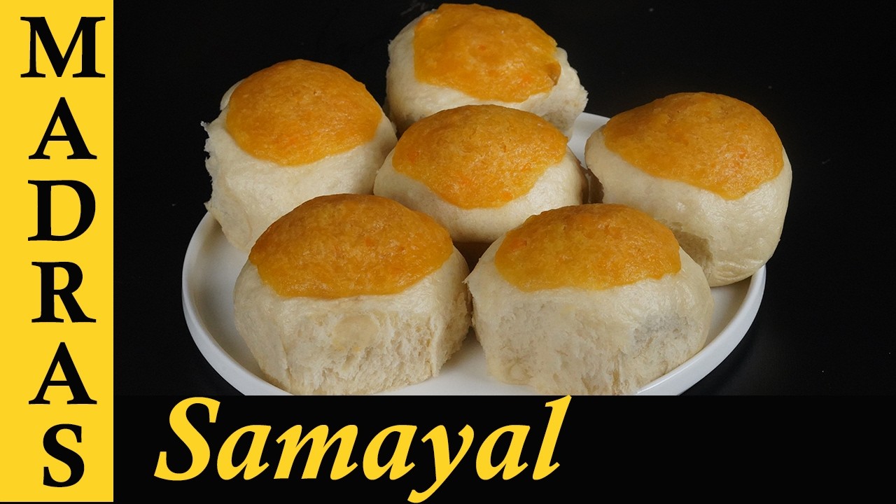 Steamed Sweet Potato Custard Buns Recipe in Tamil