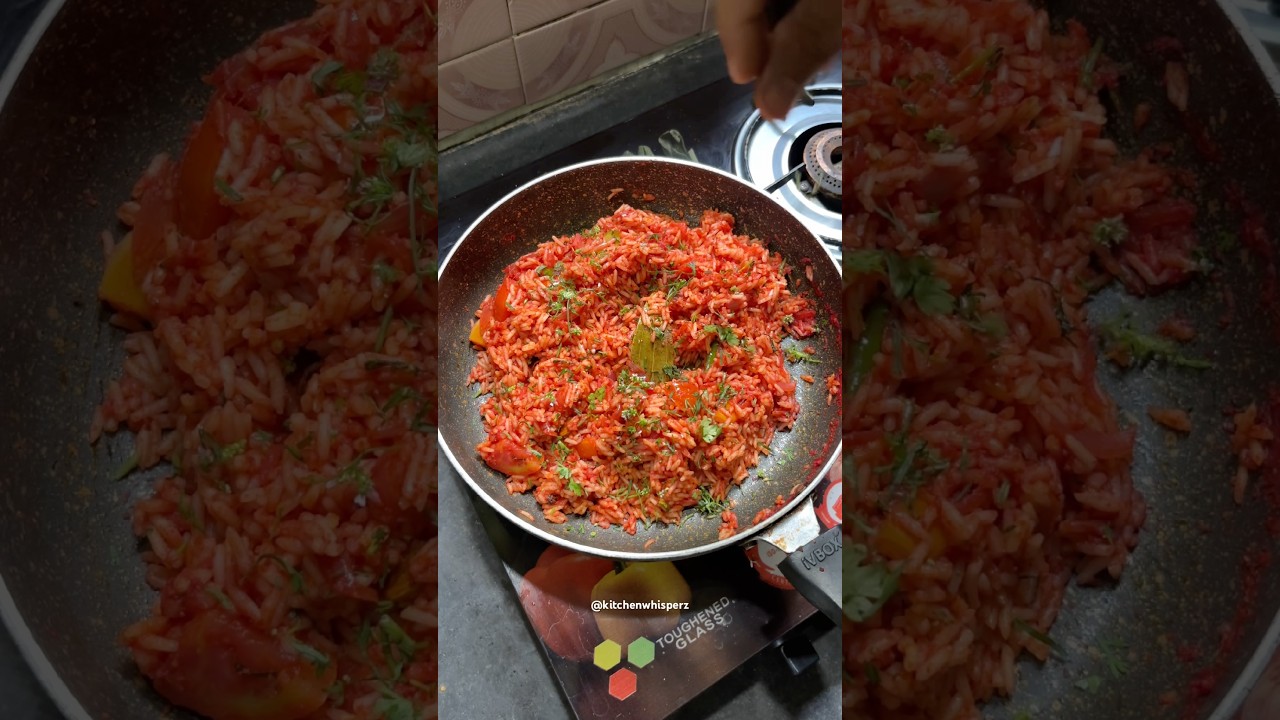 Tangy Tomato Rice 🌾 #shorts #tomatorice