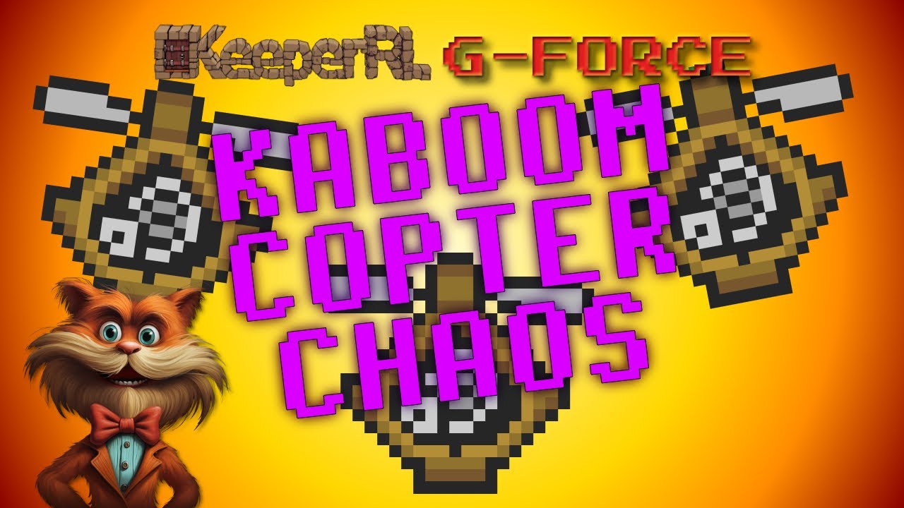 Helicopters, Kaboomers & Constant Raids | KeeperRL G-Force Ep. 6
