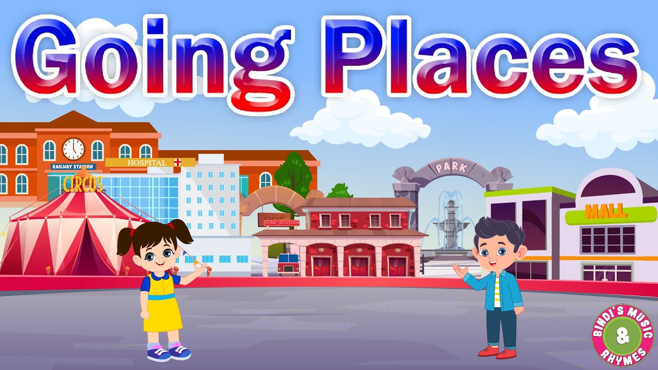 Going Places | Educational Rhymes for kids | Songs for toddlers | Bindi's Music & Rhymes