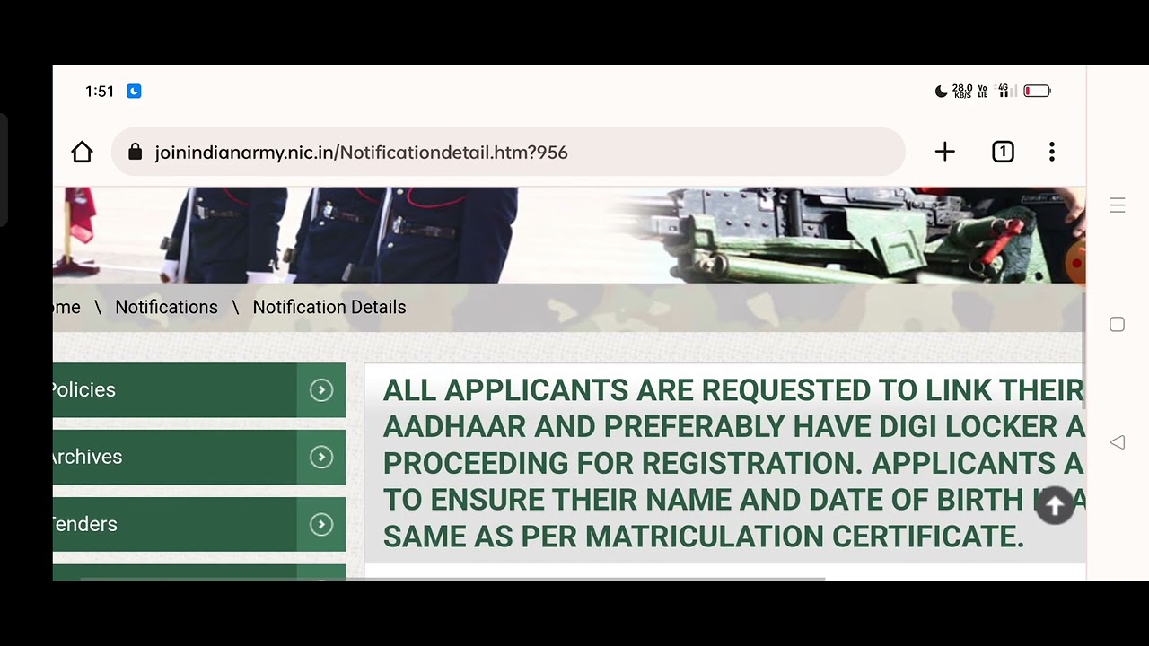 INDIAN ARMY AGNIVEER REGISTRATION PROBLEM/DIGITAL LOCKER/FEE