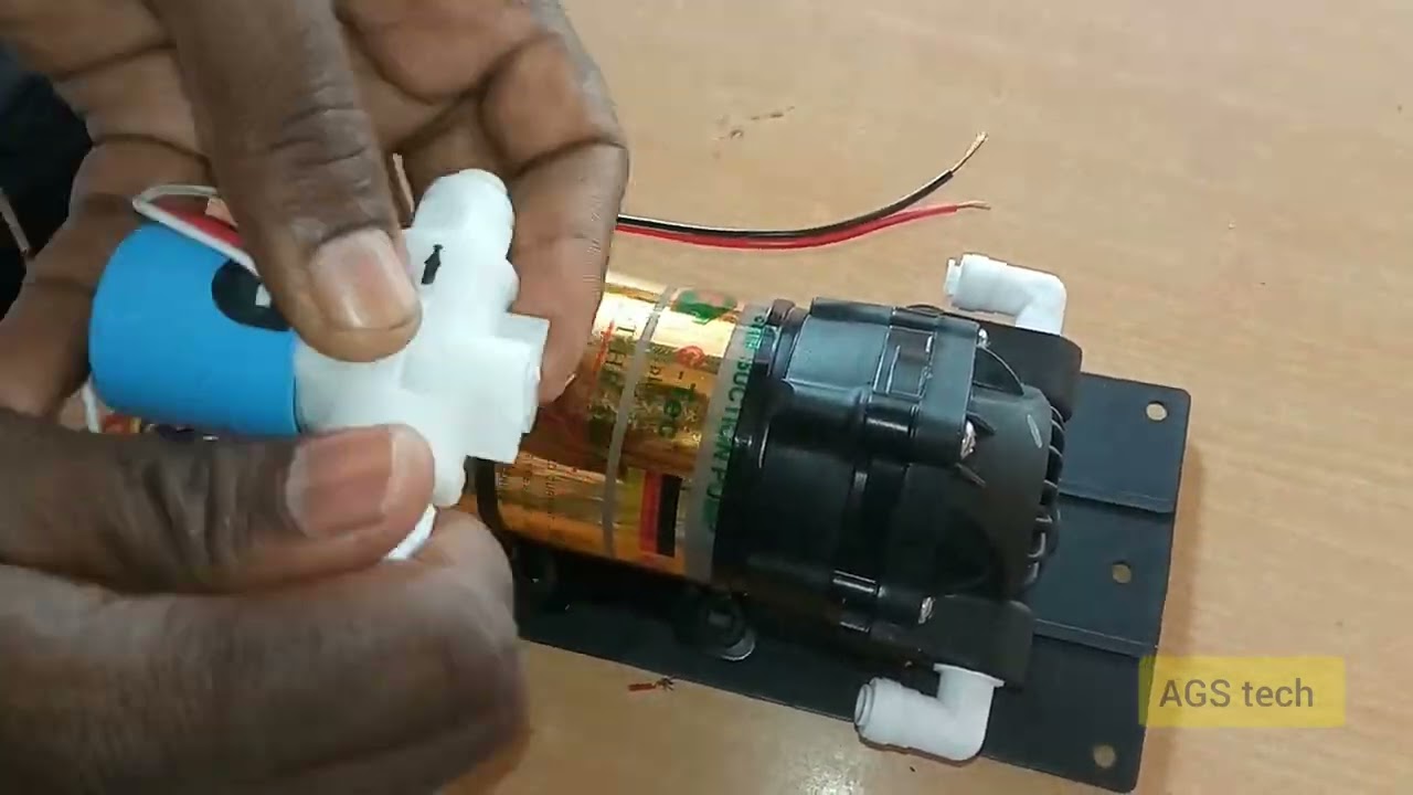 RO water purifier Booster pump | SV 24v dc | DC adaptor 24v | RO wiring connection