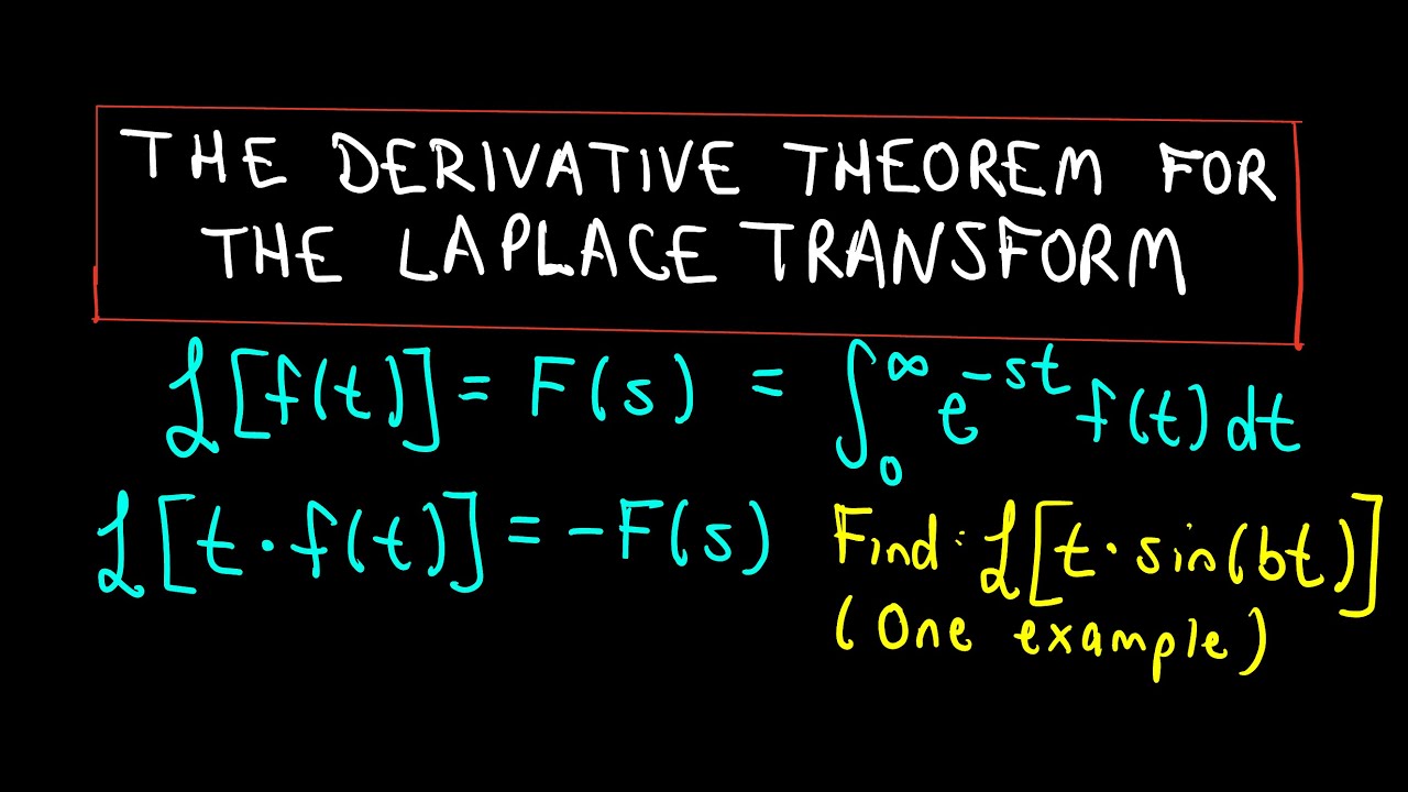 Laplace Transform: The Derivative Theorem and One Example