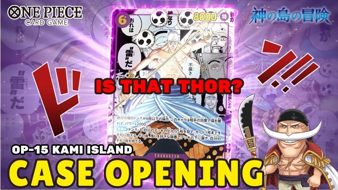 【ONE PIECE TCG】OP-15 KAMI ISLAND CARTON OPENING! THE CHASE FOR BRIDE NAMI BEGINS!