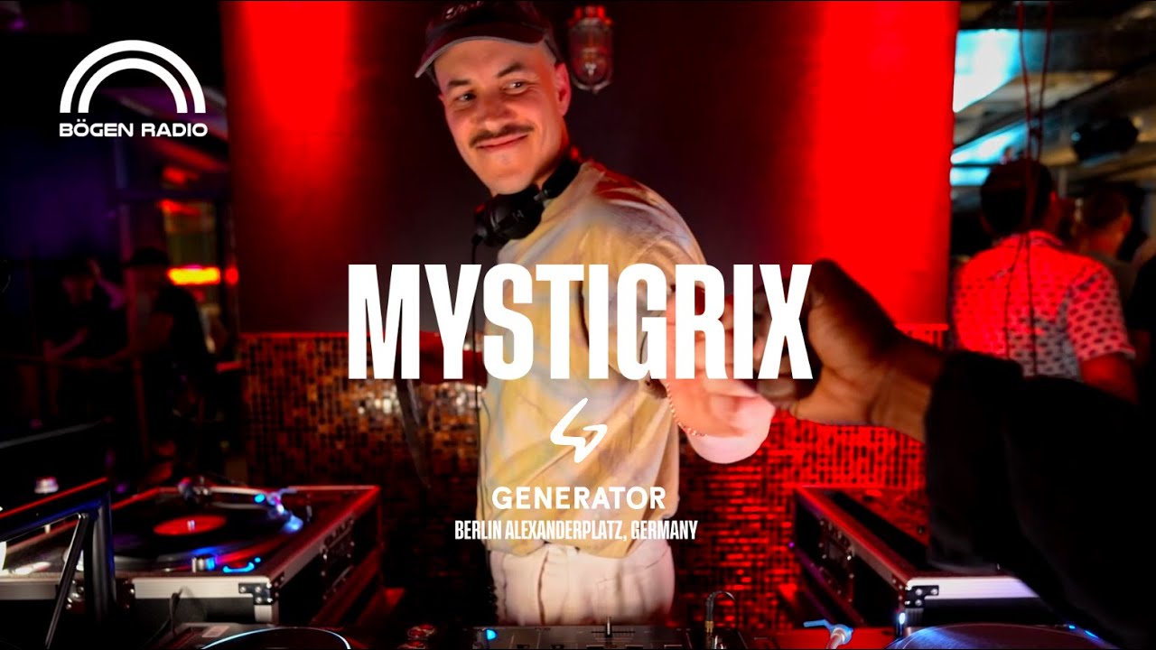 Mystigrix Vinyl DJ Set from Berlin, Germany for Generator Sessions (Deep House, Tech House)