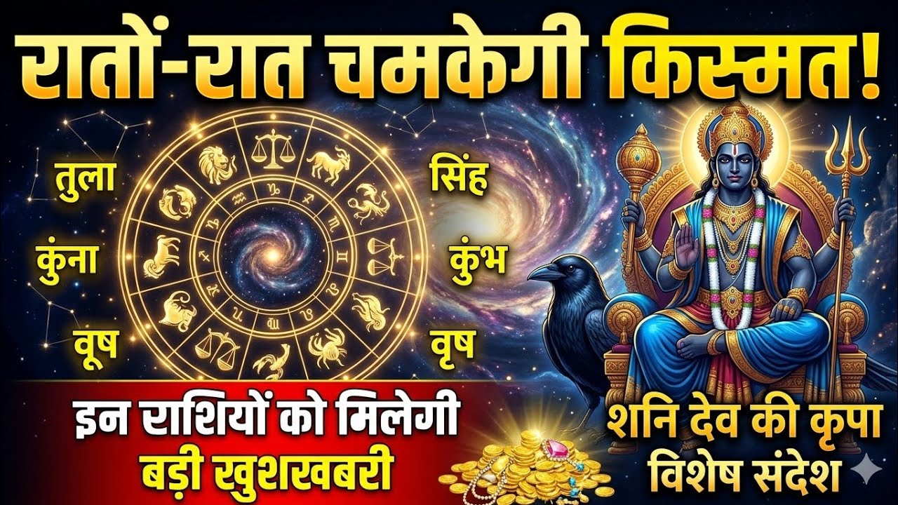 आज का राशिफल 8 मार्च 2026 🔱 शनिदेव की विशेष कृपा | सभी 12 राशियों का राशिफल | Aaj Ka Rashifal