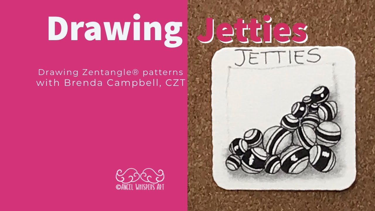 Zentangle ® Patterns | Angel Whispers Art | Jetties