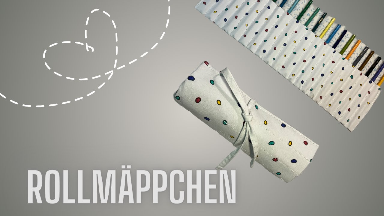 Rollmäppchen für Stifte nähen