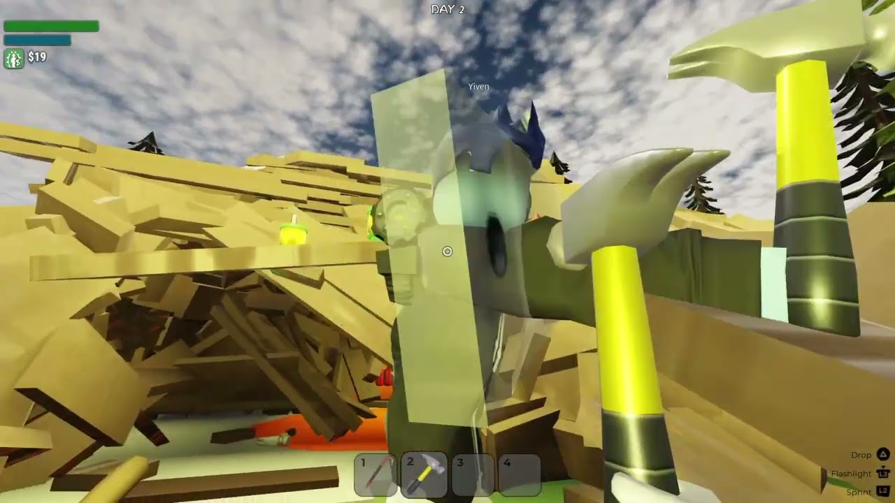 I played roblox gef and made a frort