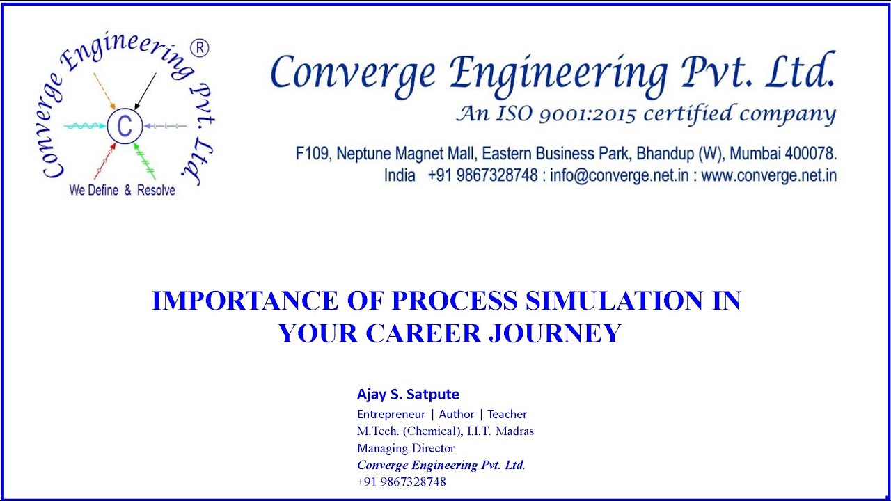 Importance of Process Simulation in Your Career Journey (14.08.2024)