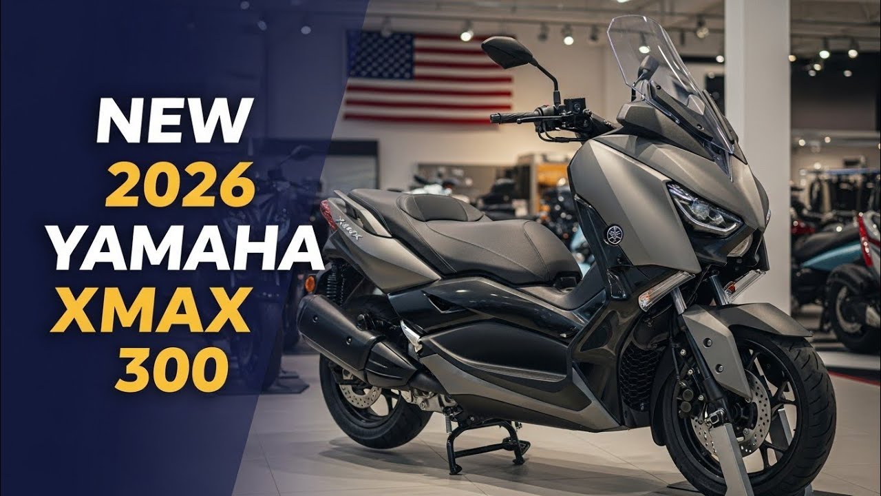 Новый YAMAHA XMAX 300 2026 года – умный макси-скутер, который ощущается как спортивный мотоцикл, ...