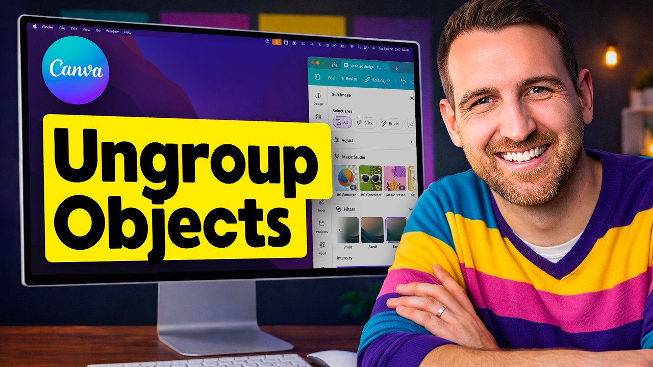 How to Ungroup Objects in Canva (2026)