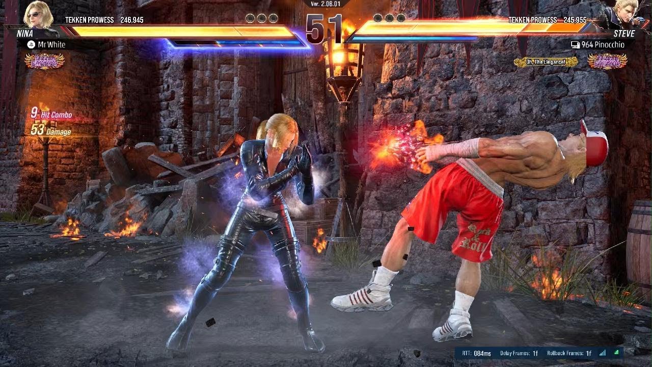 TEKKEN8 Nina vs Steve