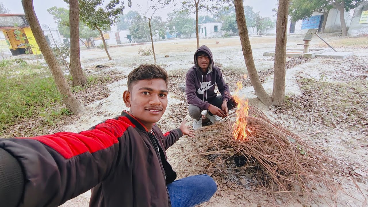 Bahot muskil se aag jali | real Village Life vlog 😍