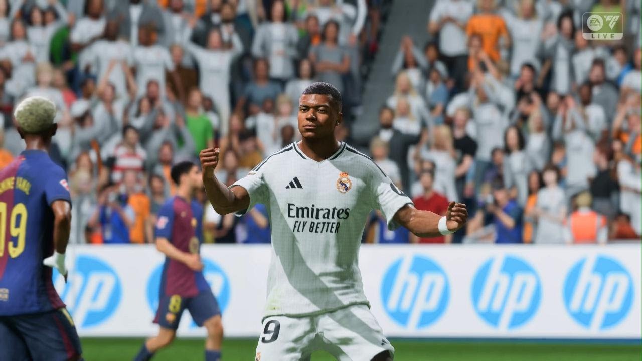 EA Sports FC 25 - Real Madrid vs. Barcelona (El Clasico matchup) - PS5 gameplay sim