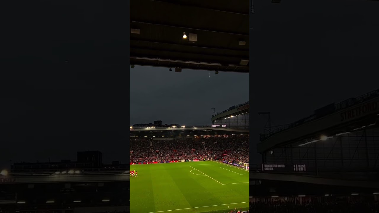 Man United Fans Singing Take Me Home United Road at Old Trafford! #mufc #manutd