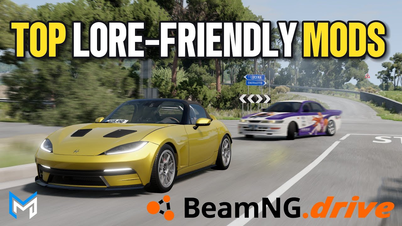 Epic Lore-Friendly BeamNG Car Mods