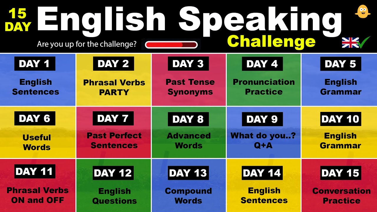 The 15-Day English Speaking Challenge!