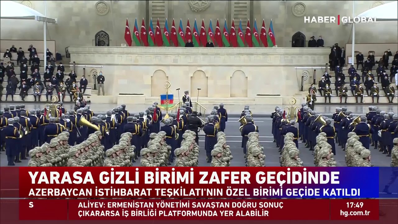 Hep Gizli Kaldılar. İlk Kez Zafer Geçidinde Halk Karşısına Çıktılar. İşte Azerbaycan'ın Özel Birimi.