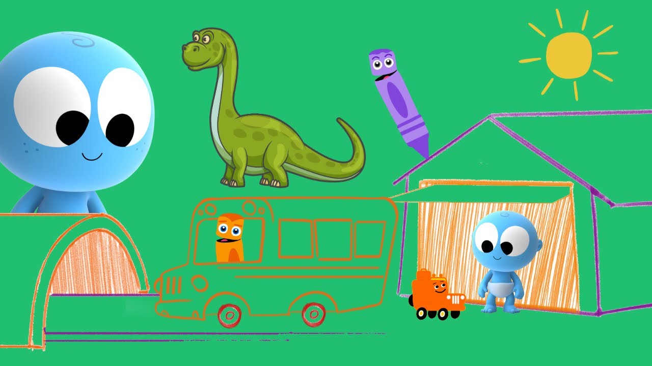 Learn Vehicles, Colors & Music with GooGoo and GaaGaa | The Googies | Toddler Fun Learning