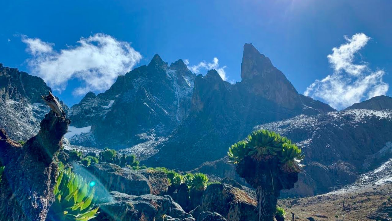 Climbing Mount Kenya in August 2021